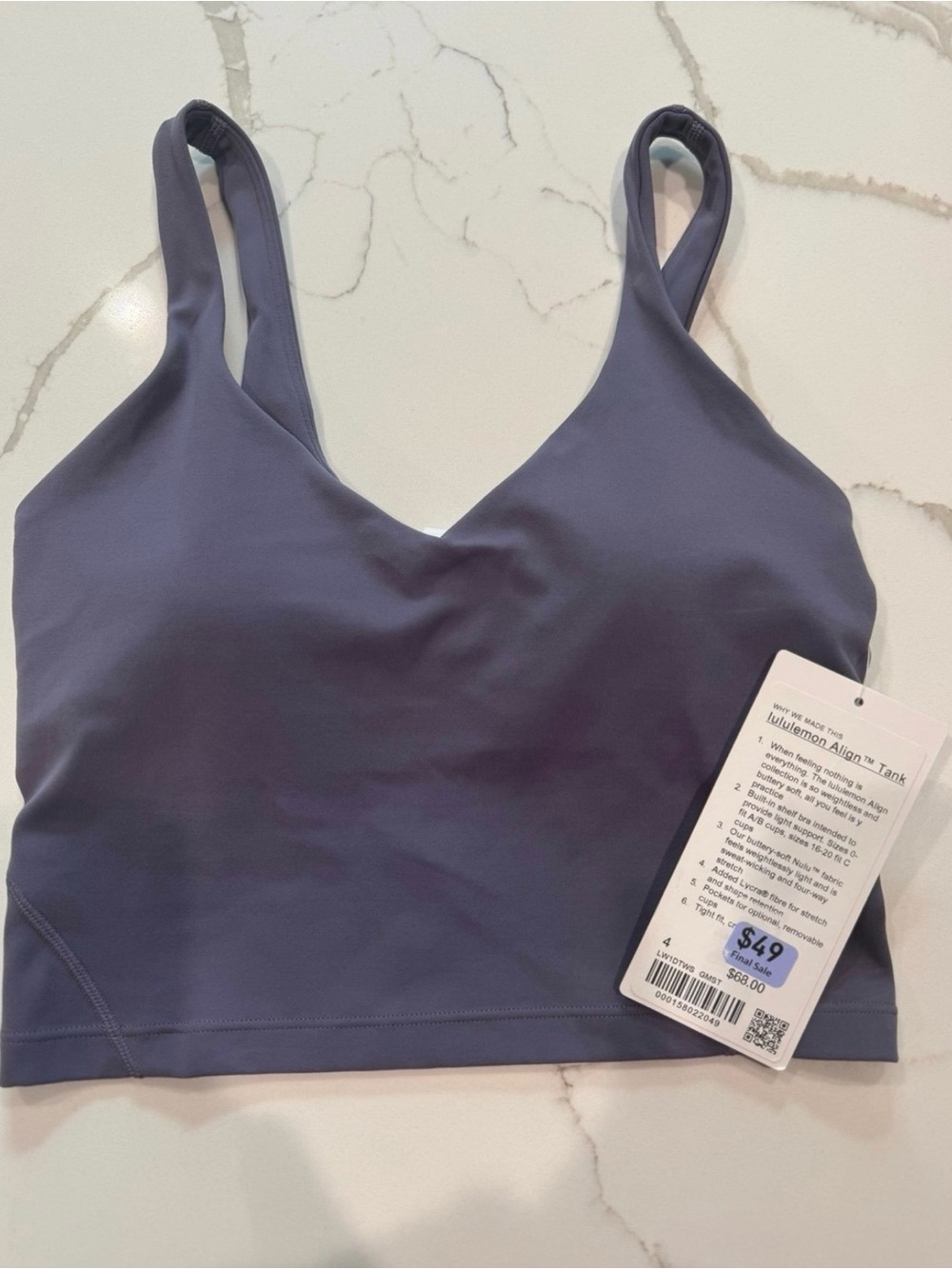 Lululemon Align tank NWT